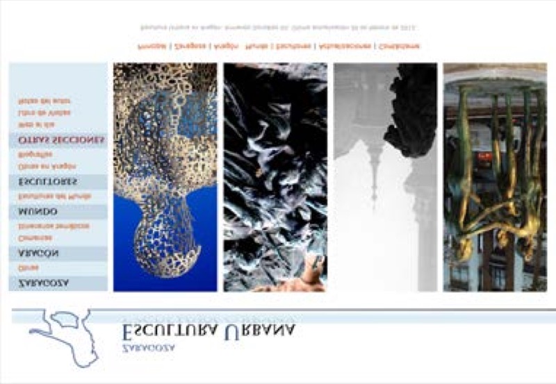 Página de inicio del portal Zaragoza de Luxe