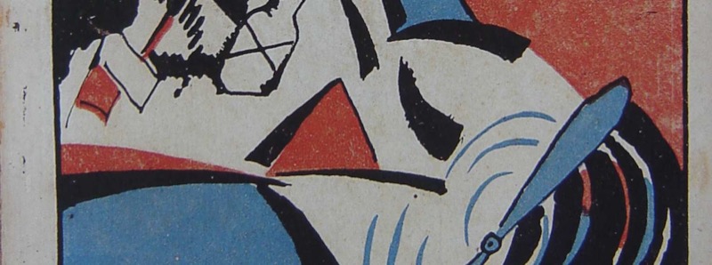 Ilustración de Rafael Barradas para el libro Rompecabezas. Comedia, Madrid, 1921