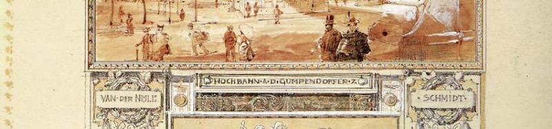 Otto Wagner: Edificio de viviendas en la Linke Wienzile. 1898. Detalle de la fachada