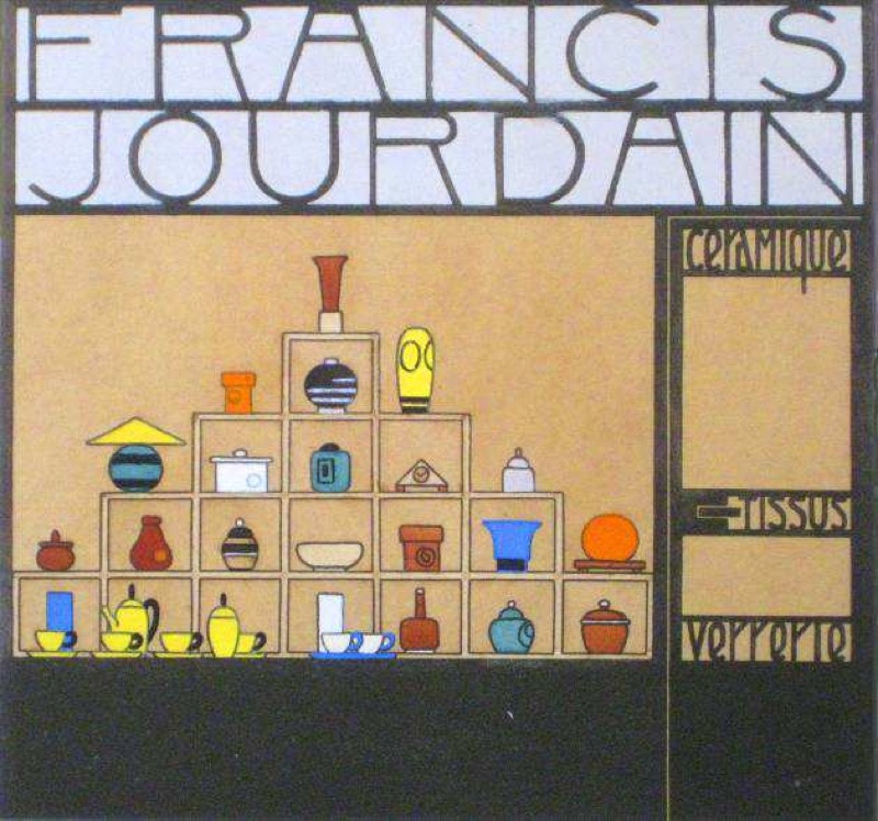 Francis Jourdain. Fuente: SÉZILLE, Louis Pierre (1927): Devantures de boutique, Éditions Albert Lévy, París, fig. 26.