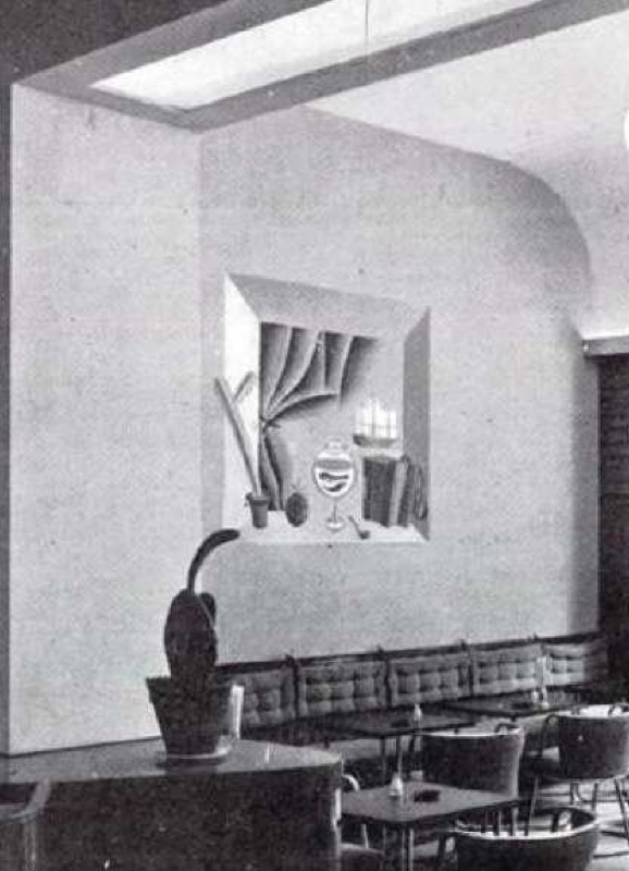 Nuevo bar en la Gran Vía (Madrid). Arquitectura, 150, octubre 1931, p. 352.