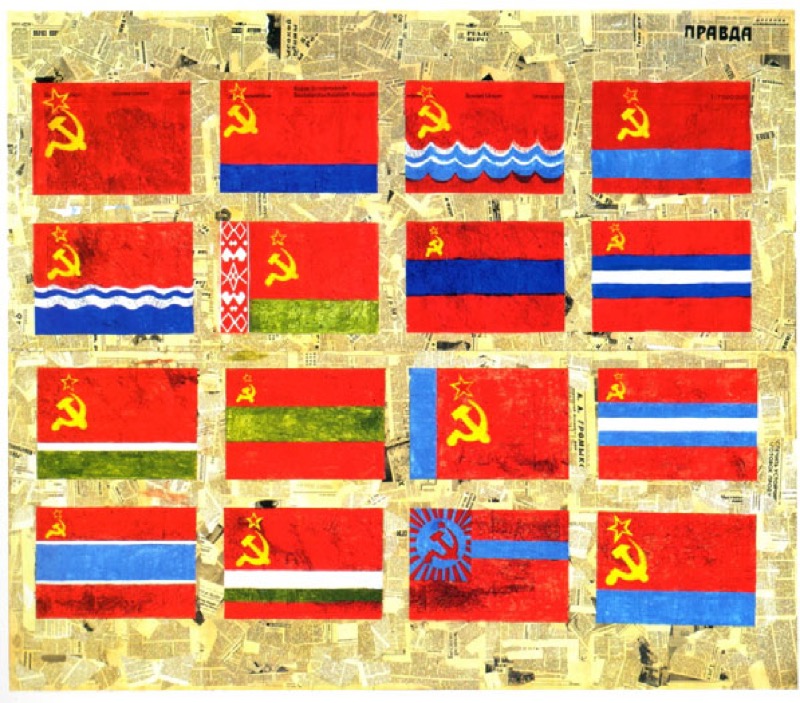 Du côté de l'URSS, collage de Agustín Parejo School