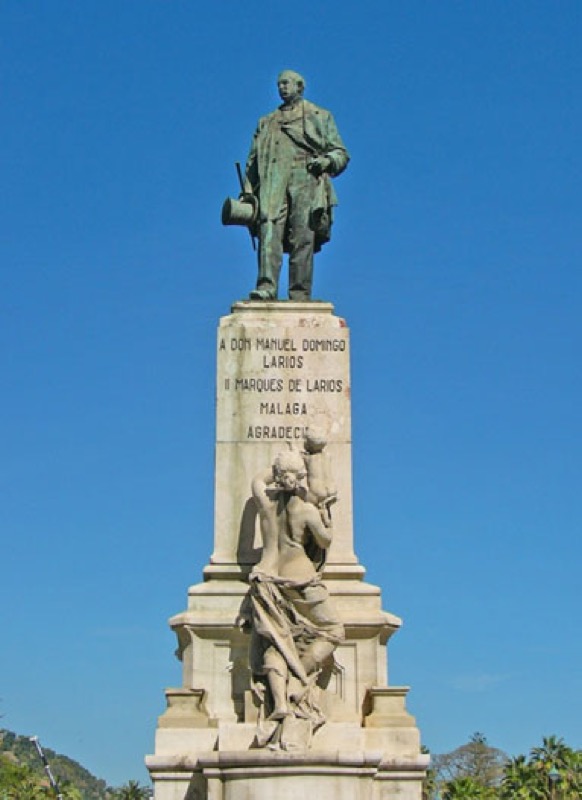Monumento al Marqués de Larios de Mariano Benlliure
