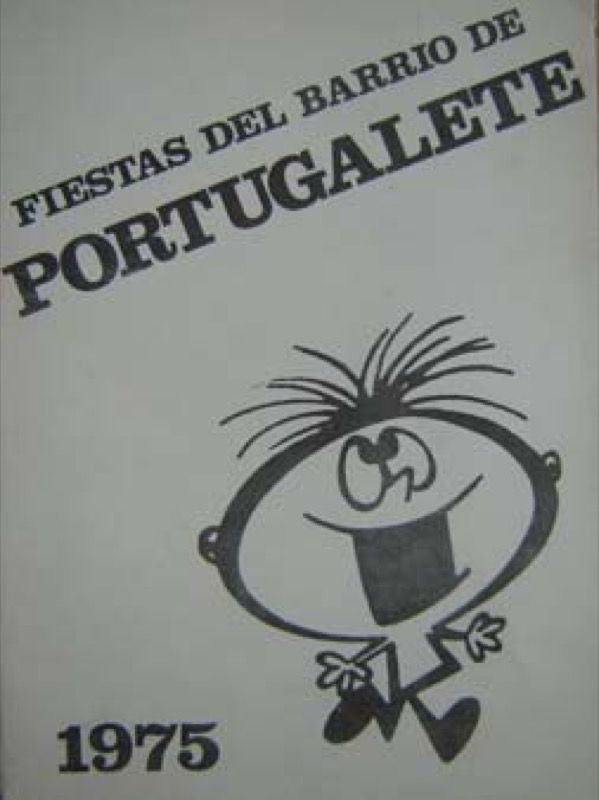 Programa de las fiestas del Barrio de Portugalete, 1975