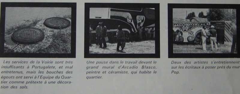 Galerie jardins des arts, Paris, diciembre de 1975
