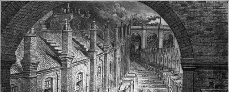 Gustave Doré: Over London by Rail (London: A pilgrimage, 1872)