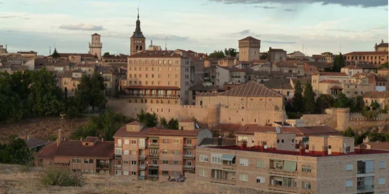 Panorámica de la ciudad de Segovia desde los Altos de la Piedad.