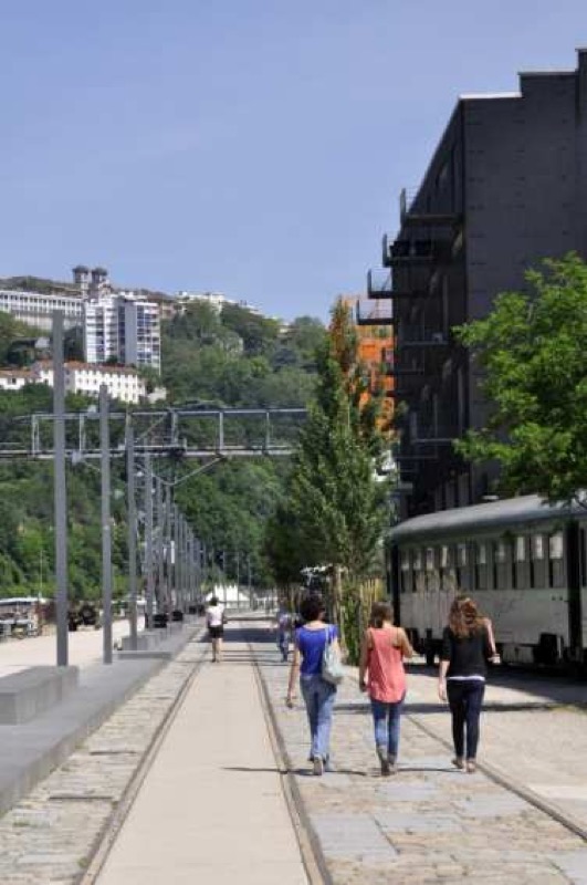 Vista del muelle y de los espacios ajardinados tras la intervención urbanística (1)