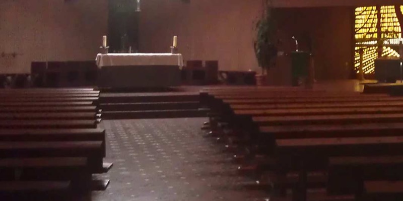 Crucificado en la parroquia de San Fernando (primera imagen)