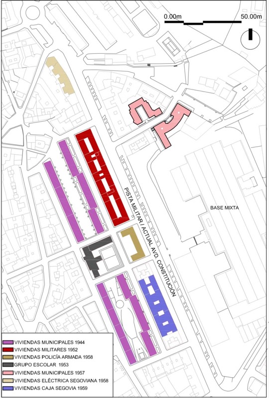 Localización de los principales grupos de viviendas