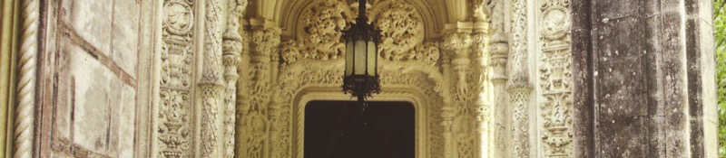 Sala da Renascença de la Quinta da Regaleira en Sintra. Foto de época (1945). Fonte: Fundação Cultursintra.