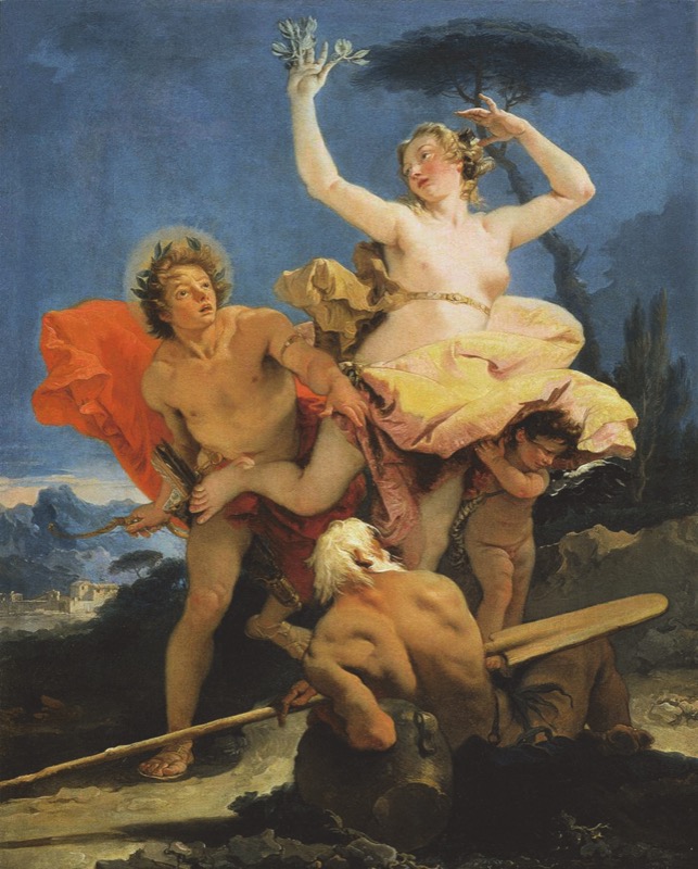 Giovanni Battista Tiepolo, Apolo y Daphne, 1745