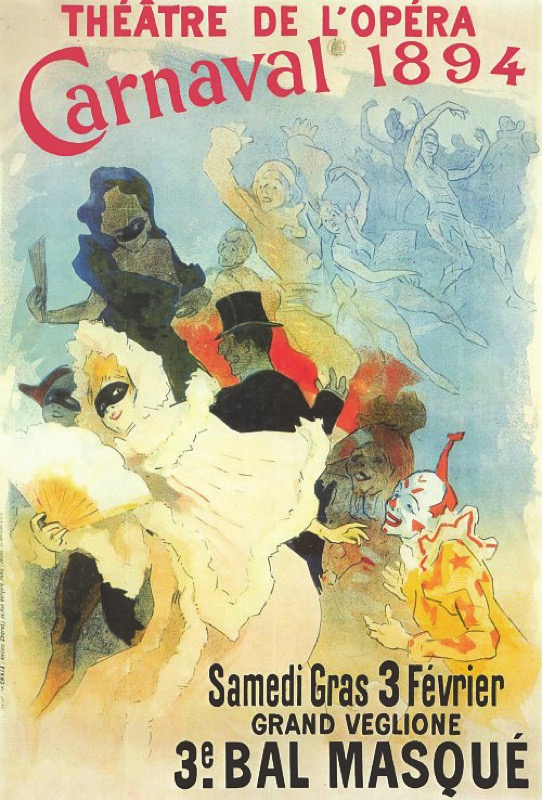 Jules Cheret, Carnaval, 1894