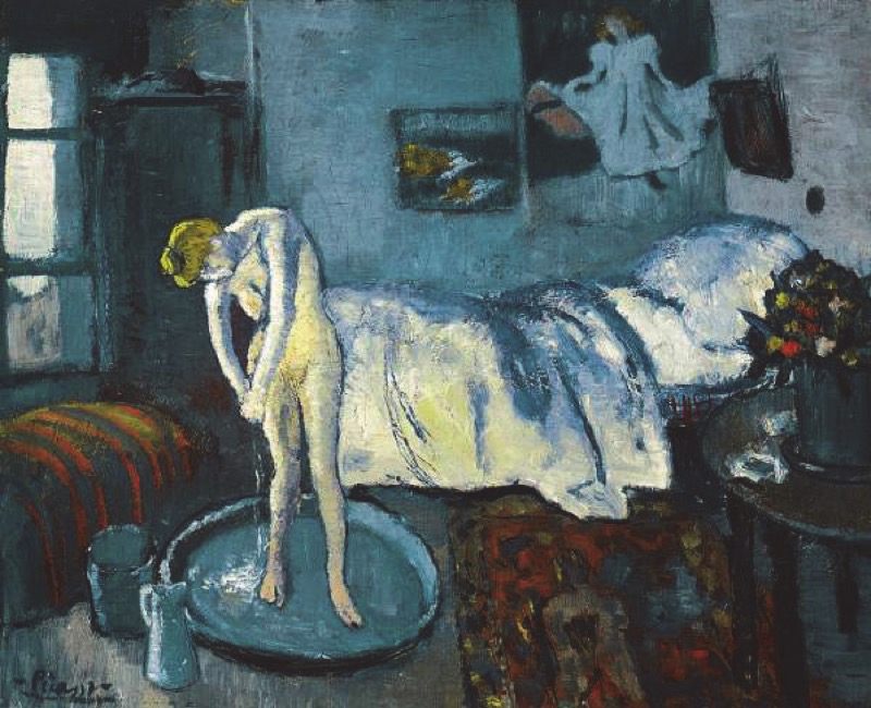 Picasso, La habitacion azul, 1901