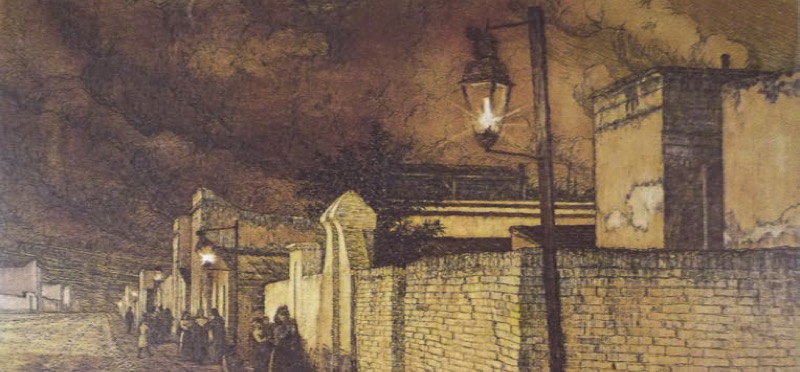 Francisco Reimundo. Suburbio, óleo, s/d.