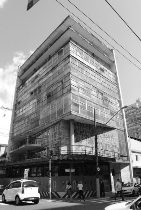 Vista actual de la Delegación del Instituto de Arquitectos de Brasil en Sao Paulo