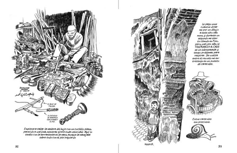 Páginas interiores de Cuaderno de viaje