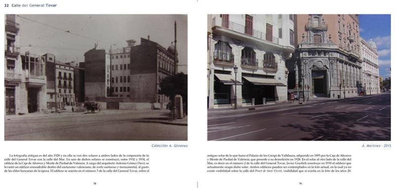 Doble página interior de La Valencia desaparecida