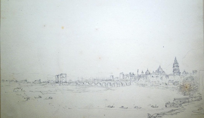 R. Ford (1831): Córdoba desde el meandro del río