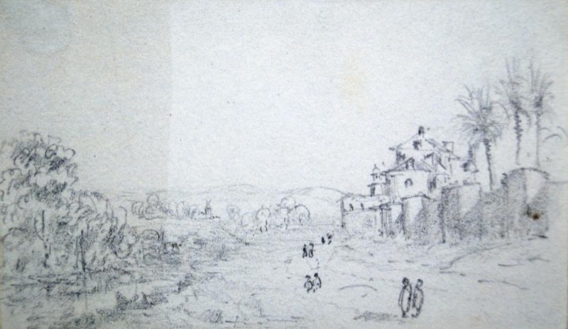 R. Ford (1831): Córdoba. Muralla oriental desde el norte