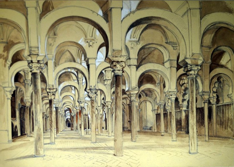 [H. Ford] (h. 1832): Interior de la Mezquita-Catedral