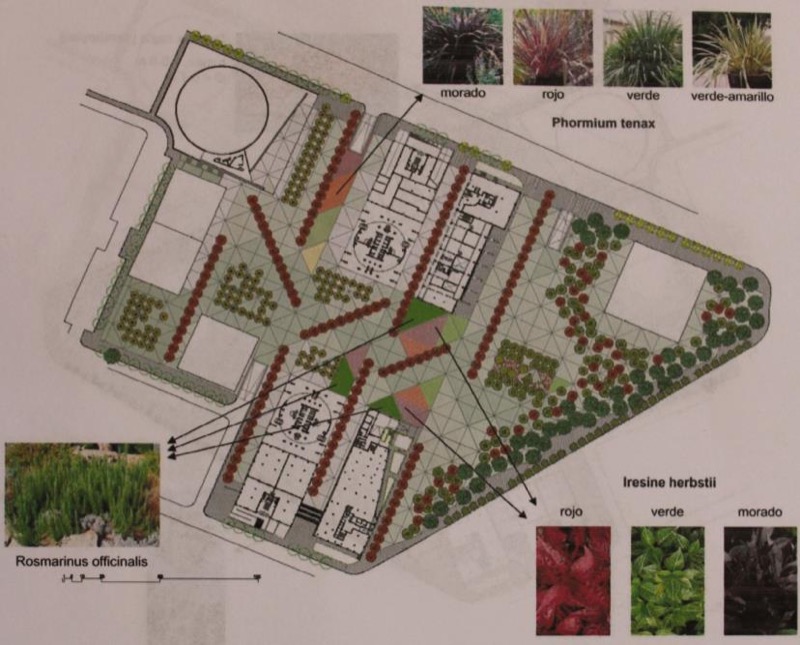 Proyecto de urbanización de los espacios libres y viarios interior de las manzanas 1 y 4 de Cabo-Llanos, 2007. Cabrera & Febles Arquitectos, S.L. Fuente: Gestur Tenerife.