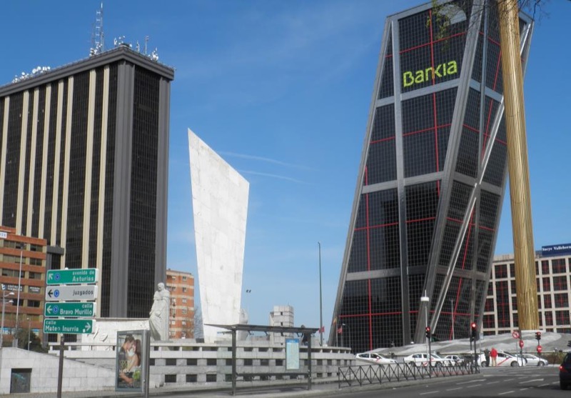 Plaza Castilla, Madrid, junio 2012