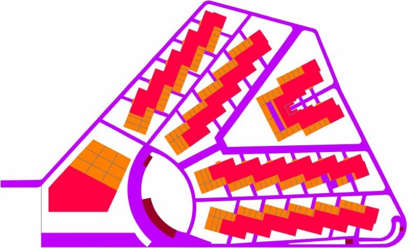 Fundación Cristiana de la Vivienda, esquema planta general
