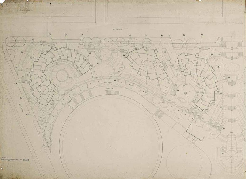 Residencias El Parque, planta de cubiertas