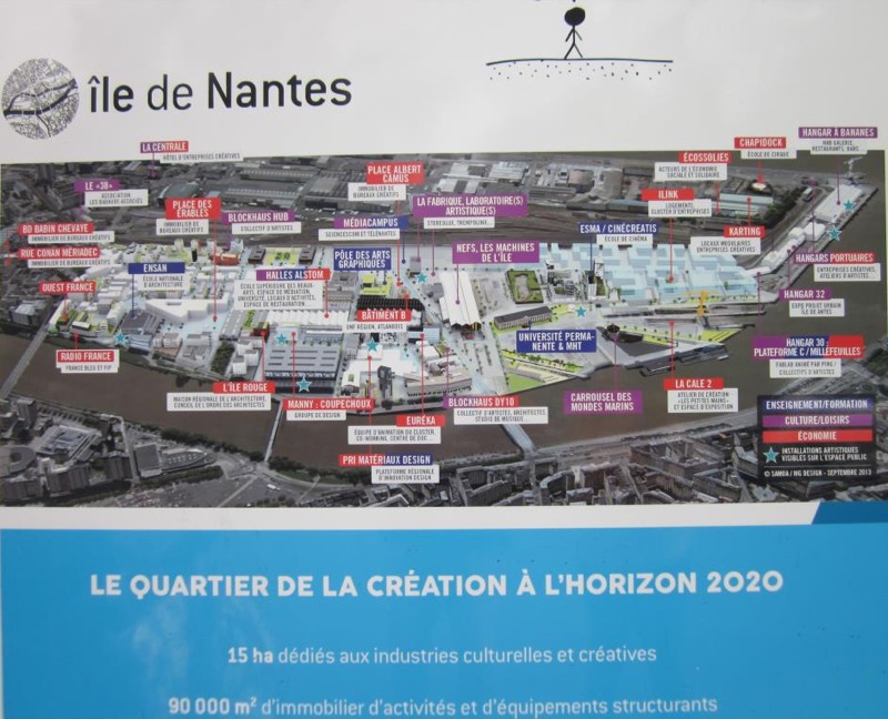 Cartel de SAMOA con la ubicación de productores de cultura.