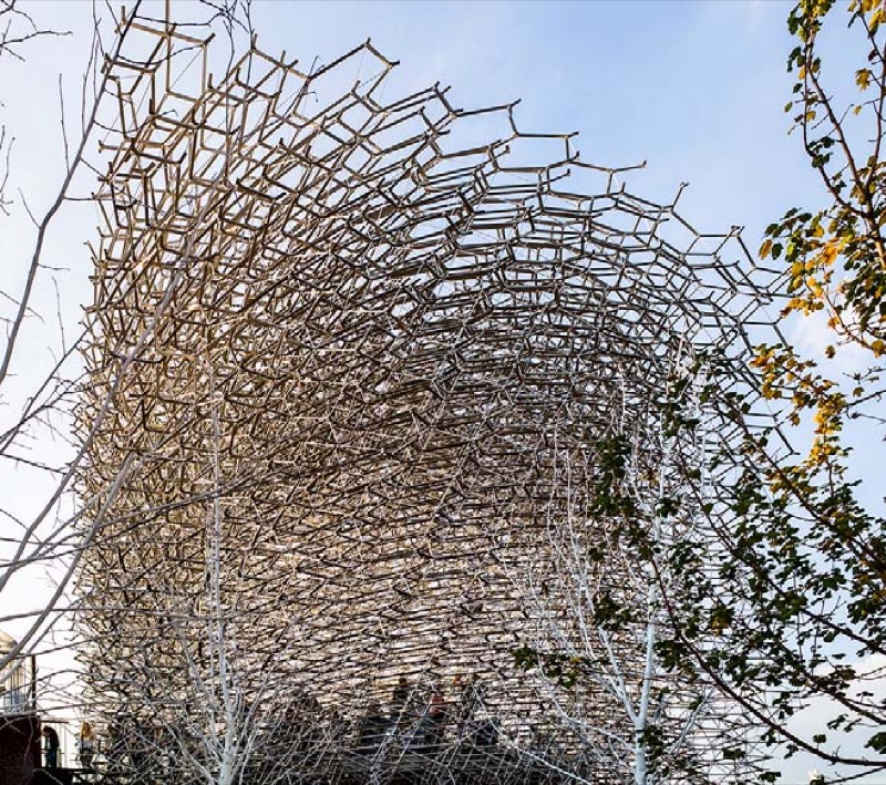 La Colmena. Pabellón para la Exposición Universal de Milán de 2015 por Wolfgang Buttress