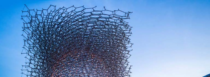 La Colmena. Pabellón para la Exposición Universal de Milán de 2015 por Wolfgang Buttress