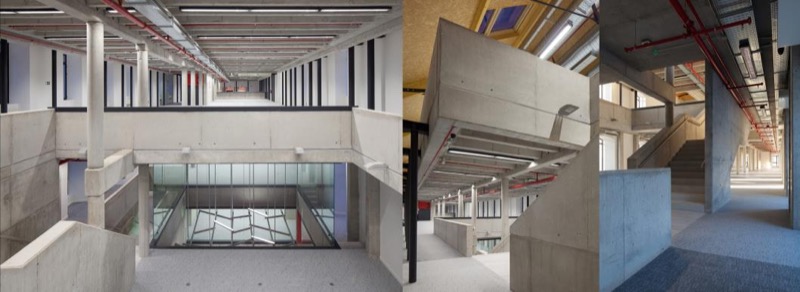 Cuartel del Príncipe, 1865. Centro de Recursos para el Aprendizaje y la Investigación (CRAI), 2014. Estado a la finalización de las obras.