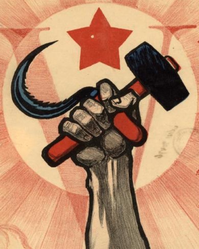 Simakov. V Aniversario de la Revolución de Octubre. (1923).