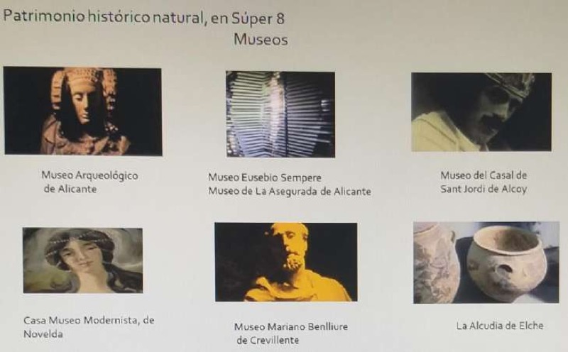 Fotogramas Patrimonio histórico y natural. Museos alicantinos en super-8.
