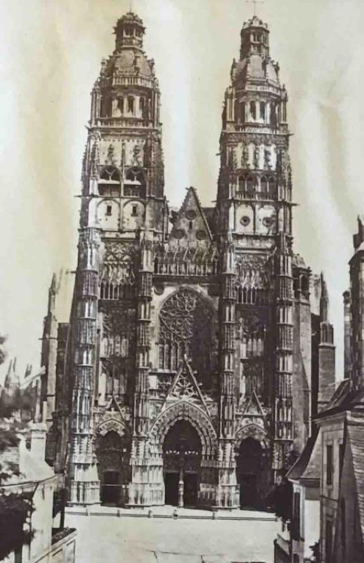 Fachada de la Catedral de Tours, HF00505/049 ©Museo Nacional del Prado