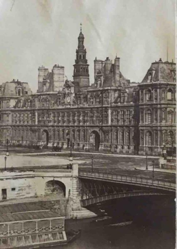 Hôtel de Ville. París. [¿1862-1876?], AMNP, Correspondencia de Juan de Madrazo ©Museo Nacional del Prado