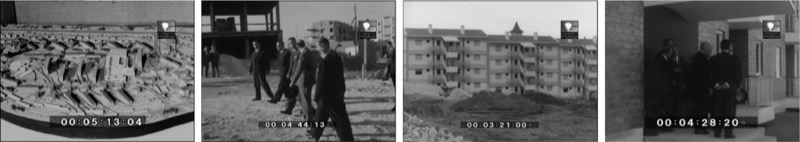 Fotogramas de los noticiarios cinematográficos Imagens de Portugal 196, Imagens de Portugal 236, Imagens de Portugal 263 e Imagens de Portugal 274