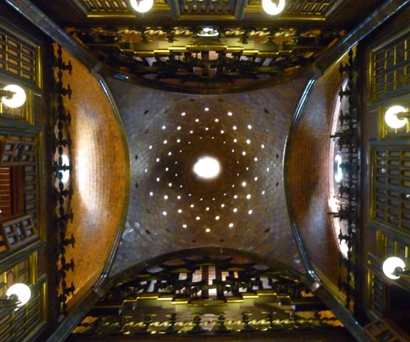 One of the brass studs mentioned. Photograph of the author.