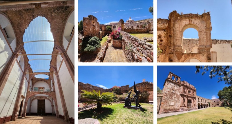 Exteriores del museo Rafael Coronel, Zacatecas, Zac. Fuente: Archivo personal de los autores (2023)