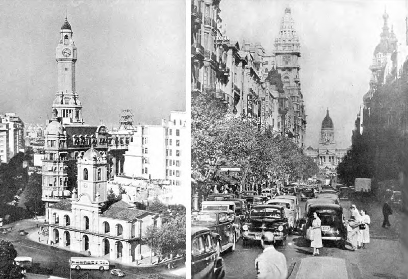 Casa de Gobierno con estatua de Juan de Garay