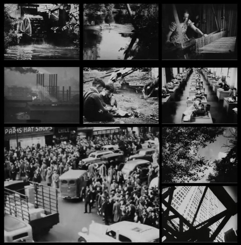 Fotogramas de la película The City, copia faclitada por los US National Archives, Series: Motion Picture Film, 1939 – 1939, Collection: Civic Films, Inc., Collection, 1939 - 1939